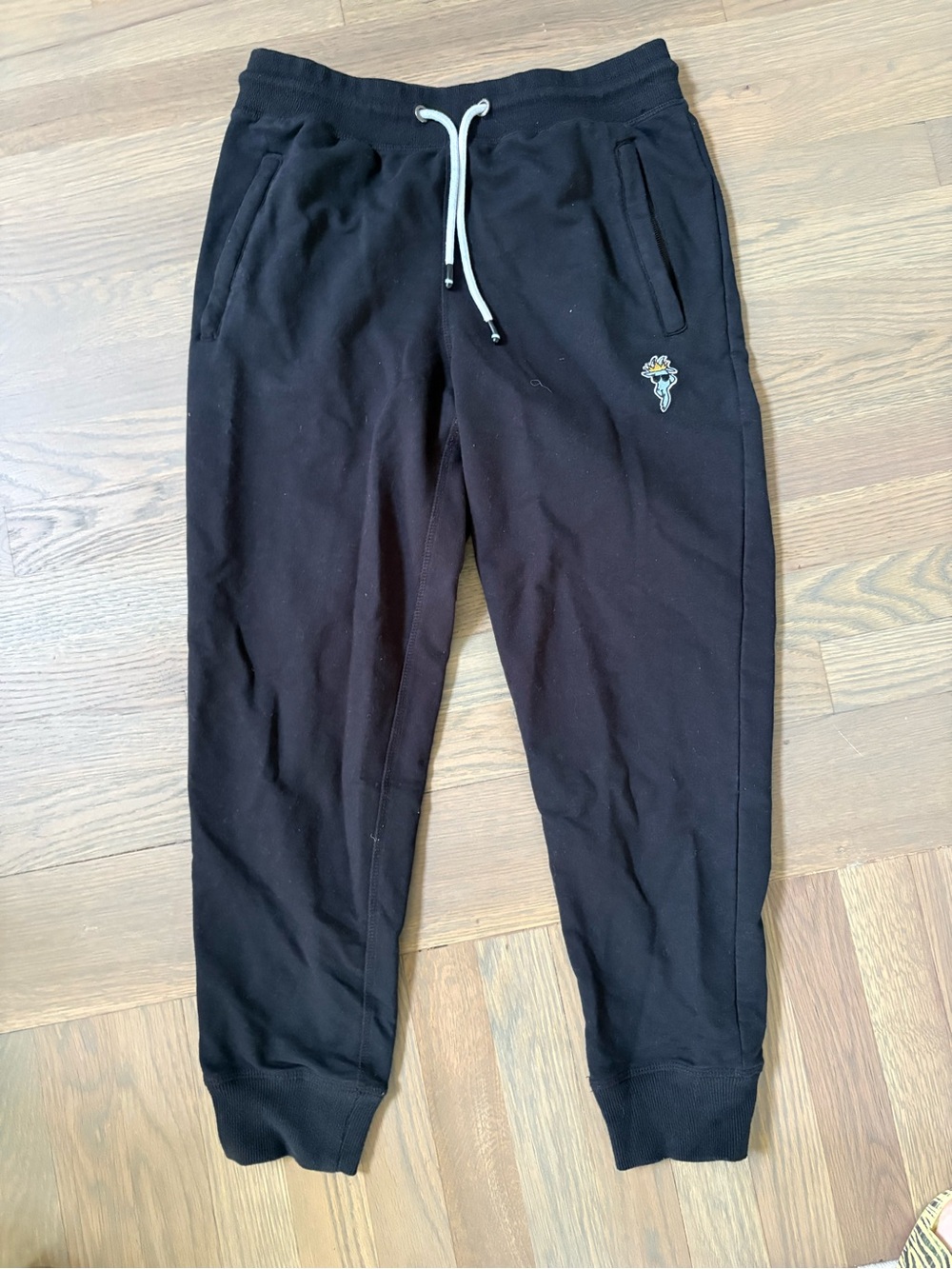 Black Knit GOAT Joggers